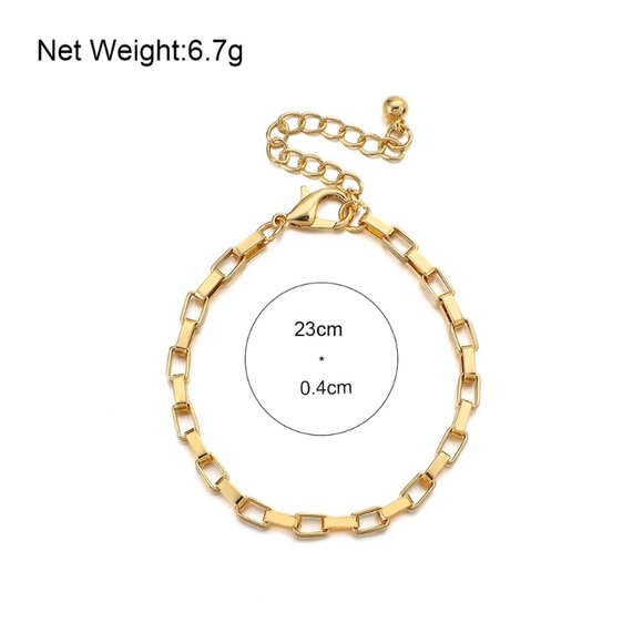 Trendy Thick Link Chain Bracelet - Picture 3 of 3